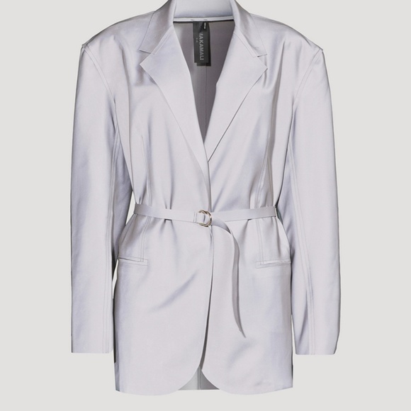 NORMA KAMALI Oversized Single-Breasted Blazer - Picture 1 of 8